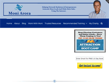 Tablet Screenshot of moniarora.com